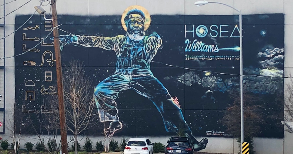 mural in Atlanta by artist occasional superstar.