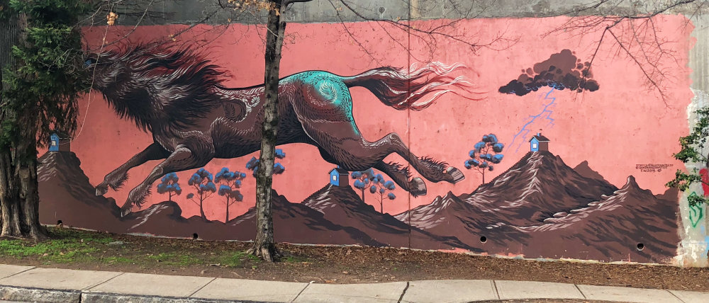 mural in Atlanta by artist Sam Parker.