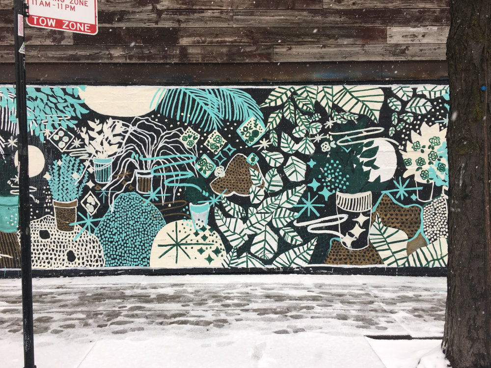 mural in Chicago by artist Mariana Rockwell.