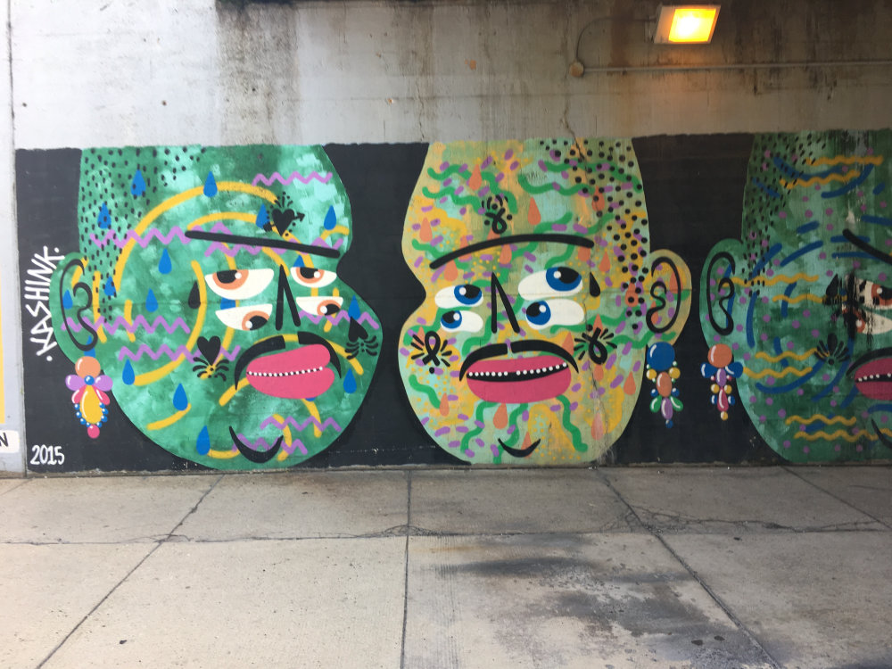 mural in Chicago by artist Kashink.