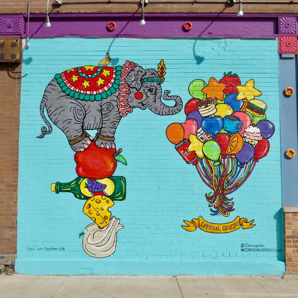 mural in Chicago by artist Cheri Lee Charlton.
