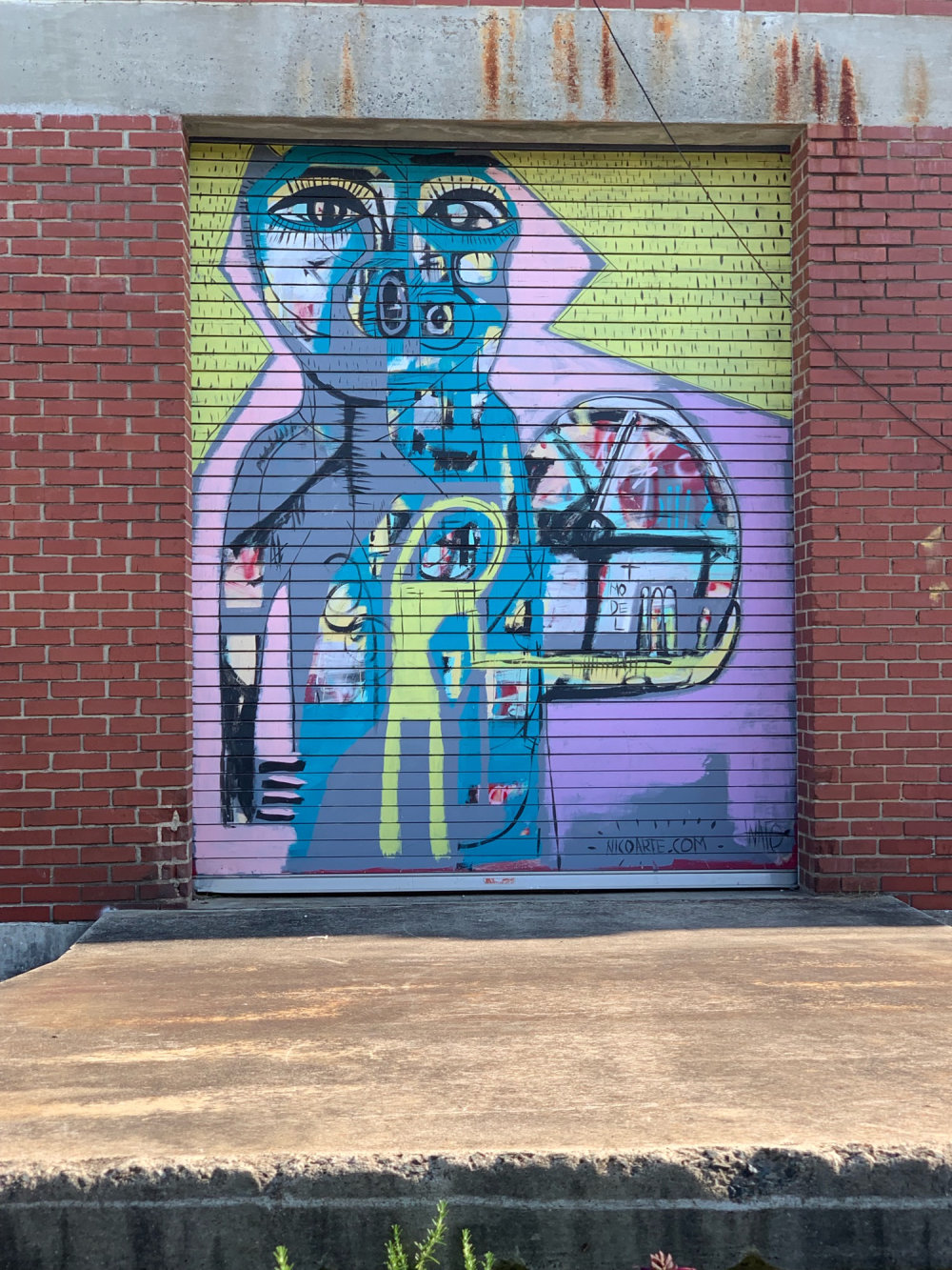 mural in Charlotte by artist Nico Amortegui.