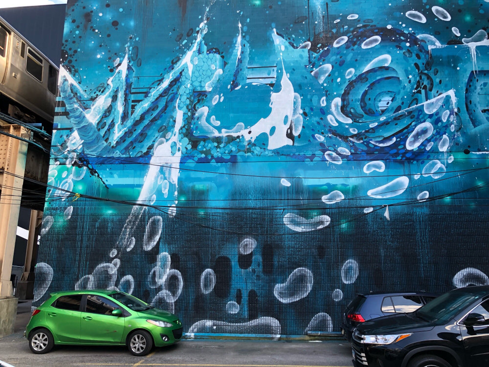 mural in Chicago by artist Amuse126.