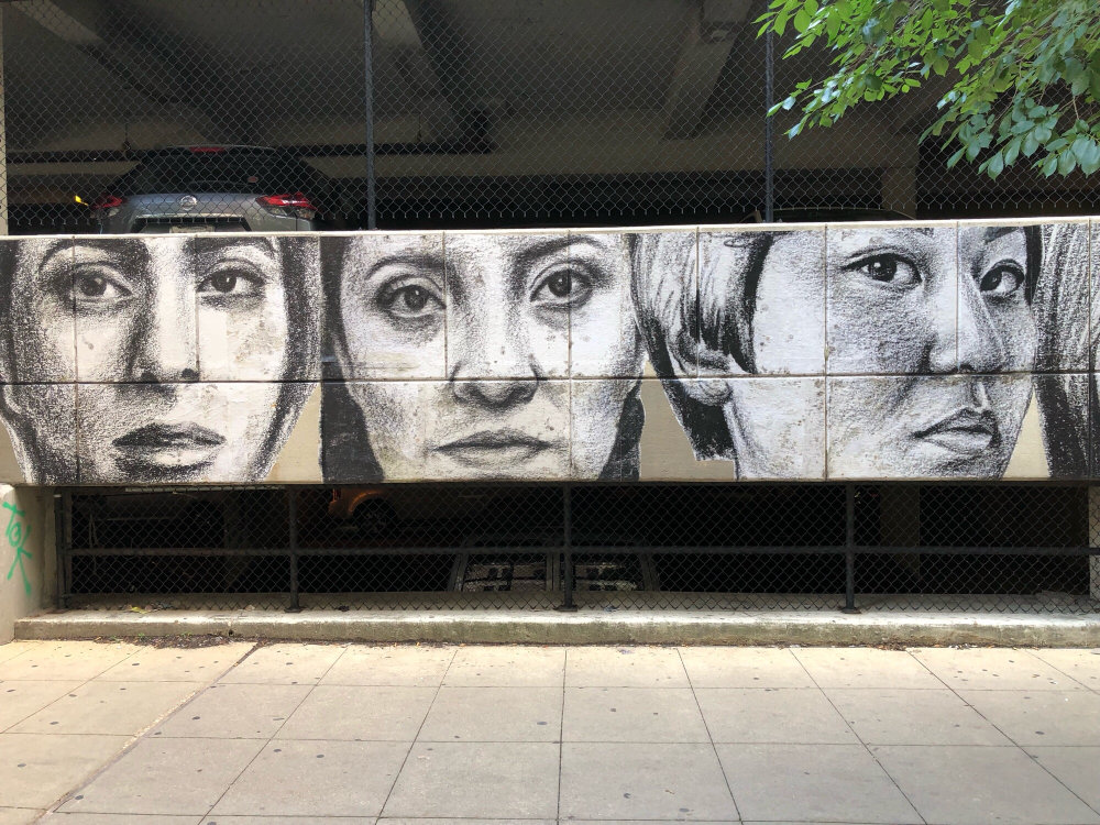 mural in Chicago by artist Tatyana Fazlalizadeh.