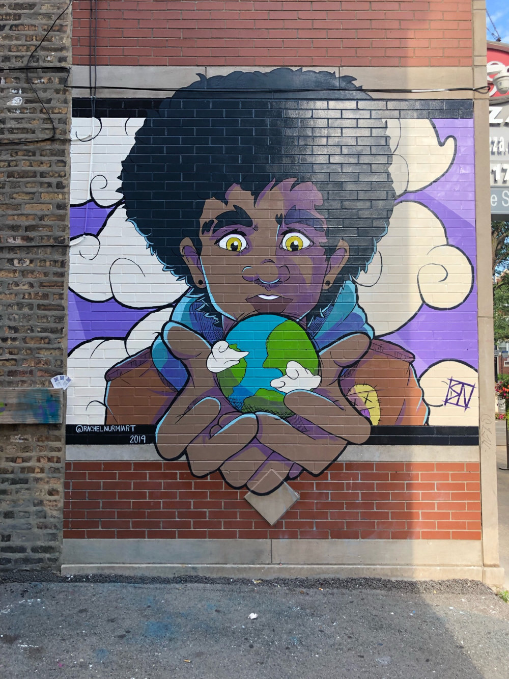 mural in Chicago by artist Rachel Nurmi.