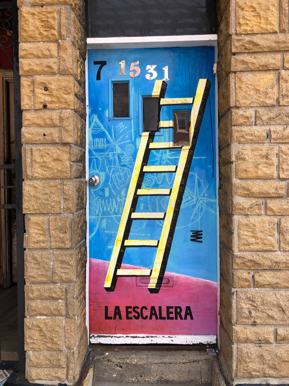 mural in Chicago by artist The Third Man. Tagged: Loteria