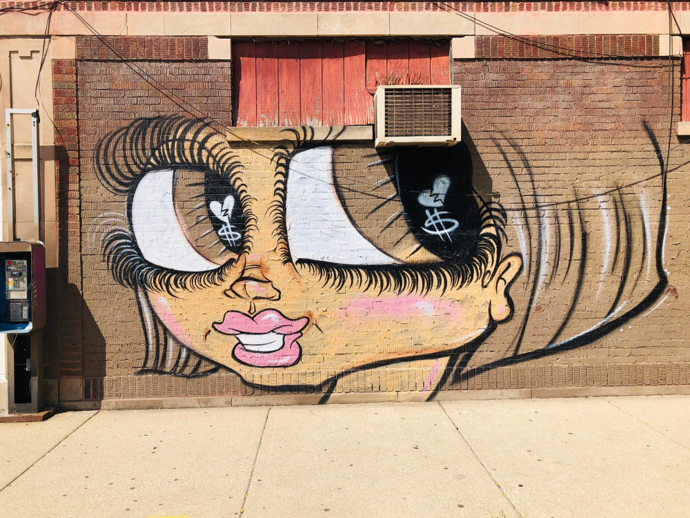 mural in Chicago by artist Sand One.