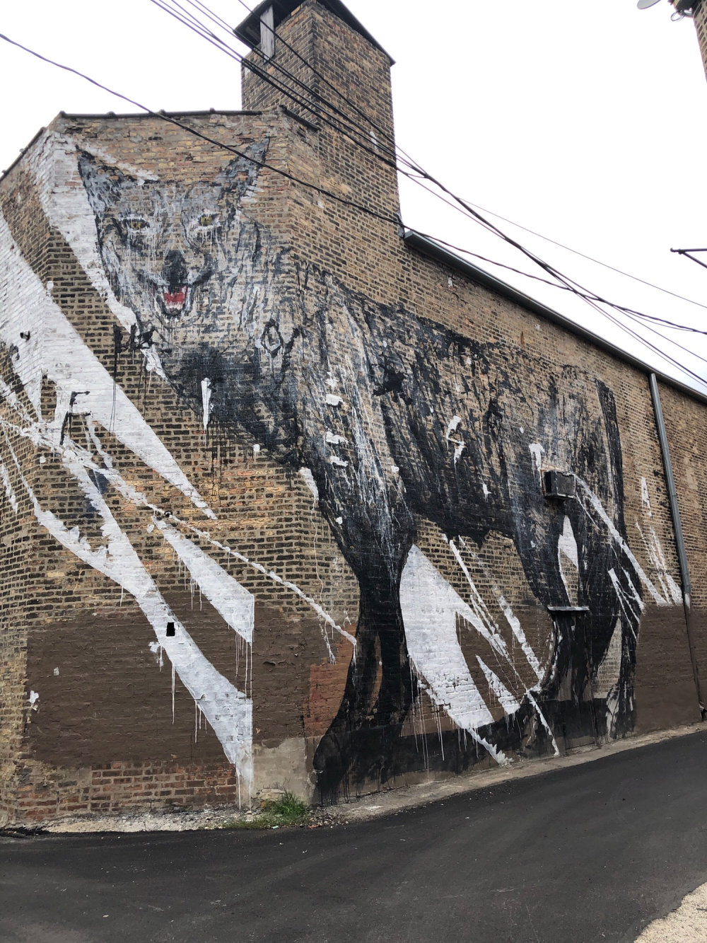 mural in Chicago by artist unknown. Tagged: animals