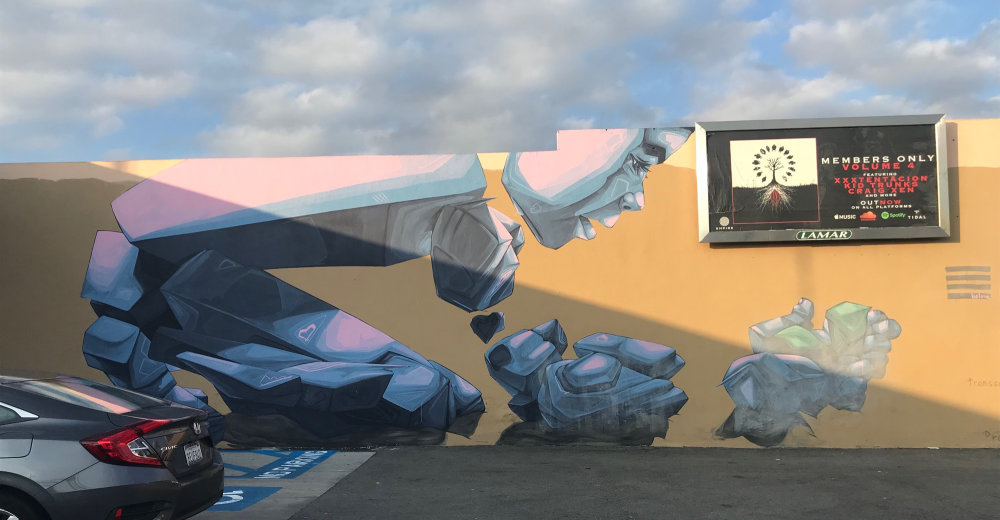 mural in Los Angeles by artist Belove.