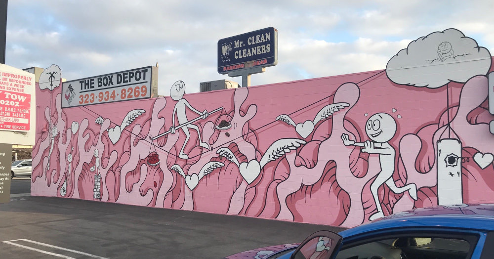 mural in Los Angeles by artist Kai Guetta.