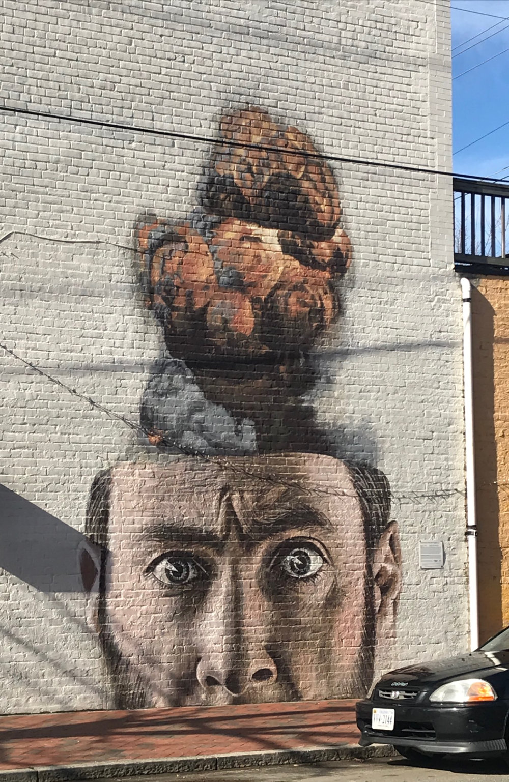 mural in Richmond by artist ONUR.