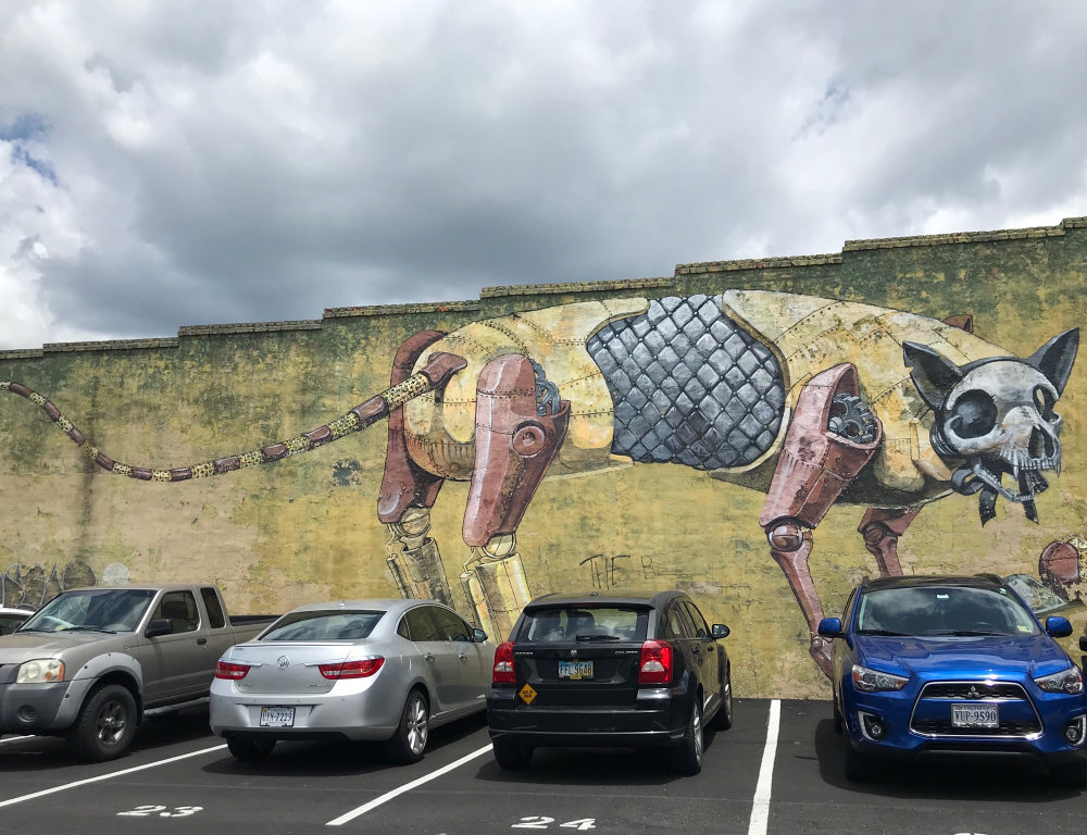 mural in Richmond by artist PixelPancho.