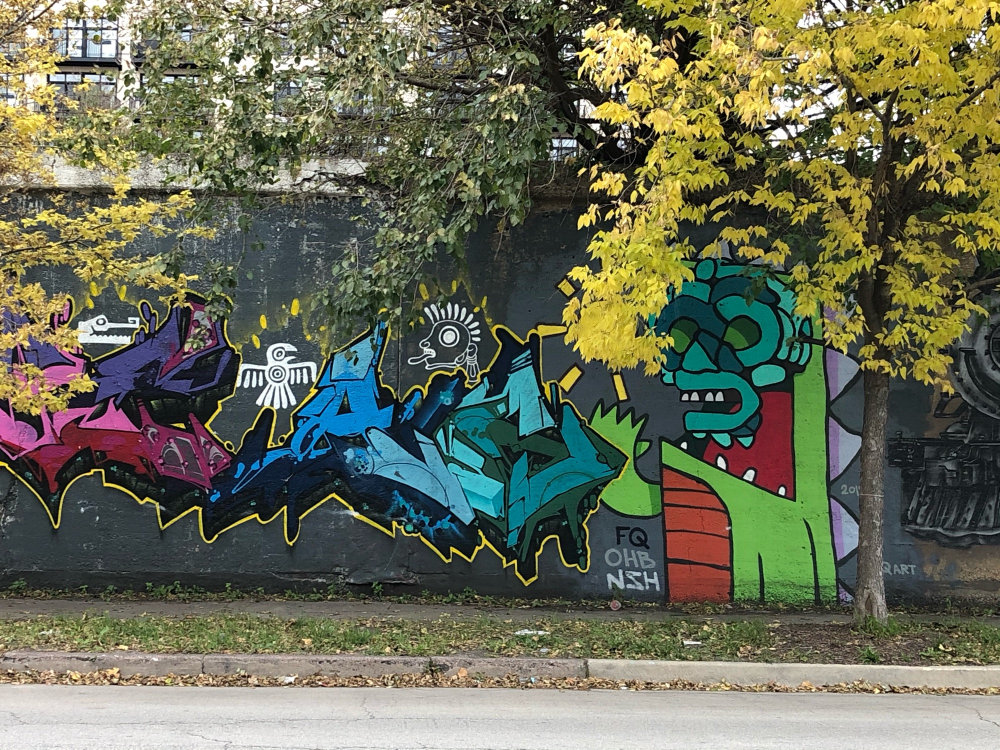 mural in Chicago by artist FQart.
