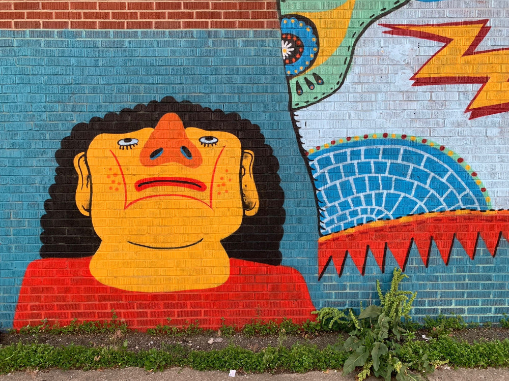 mural in Cleveland by artist unknown.
