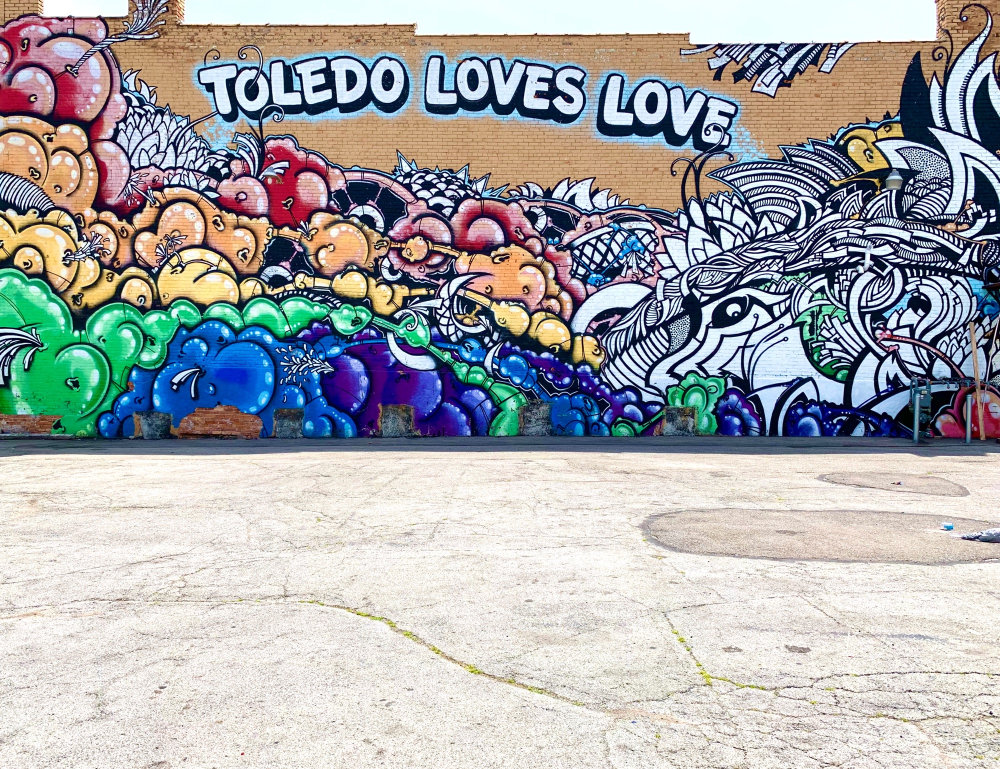 mural in Toledo by artist Mr.Taylor.