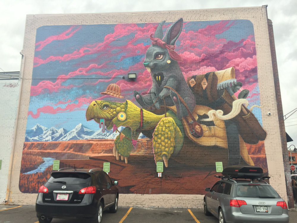 mural in Denver by artist Dulk.