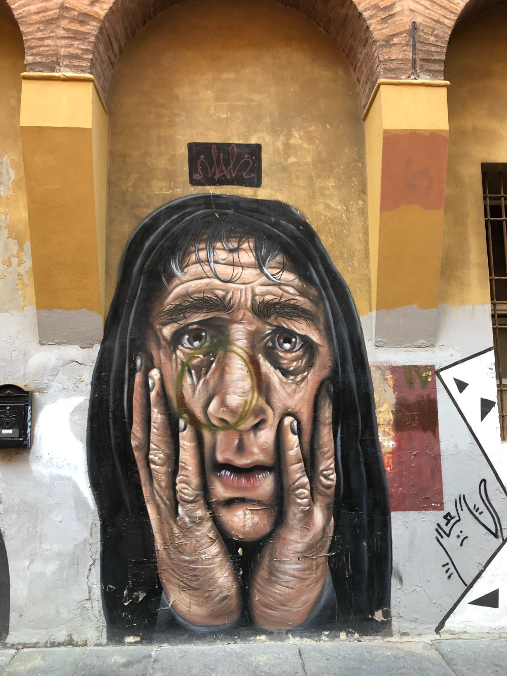 mural in Bologna by artist unknown.