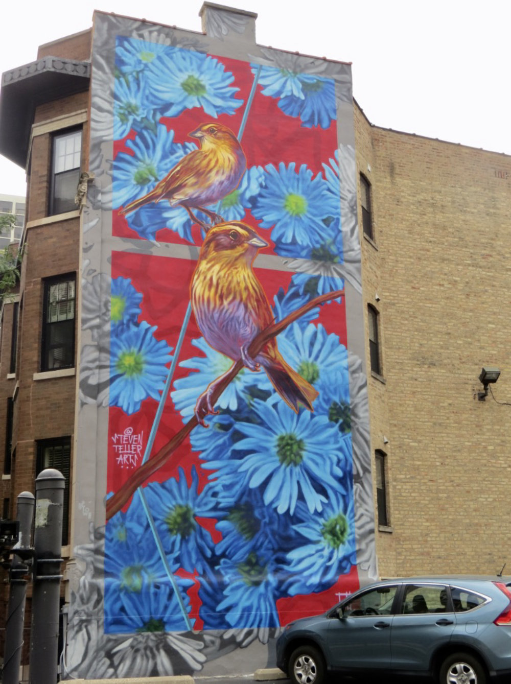 mural in Chicago by artist Steven Teller.
