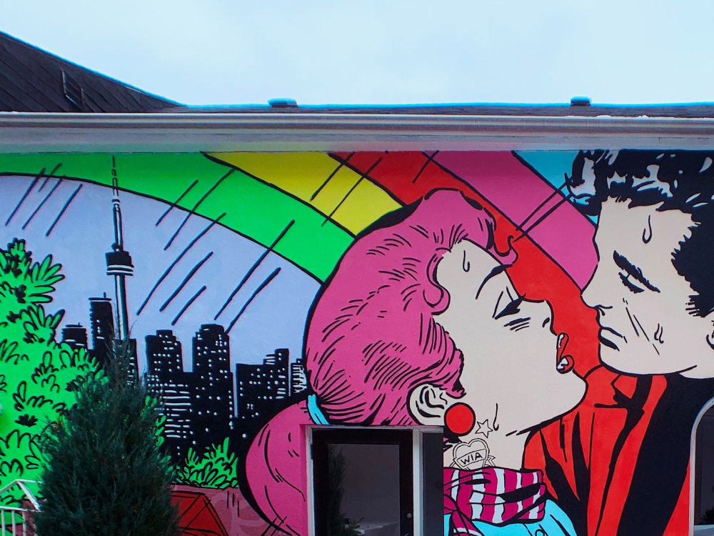 mural in Toronto by artist Whatisadam.