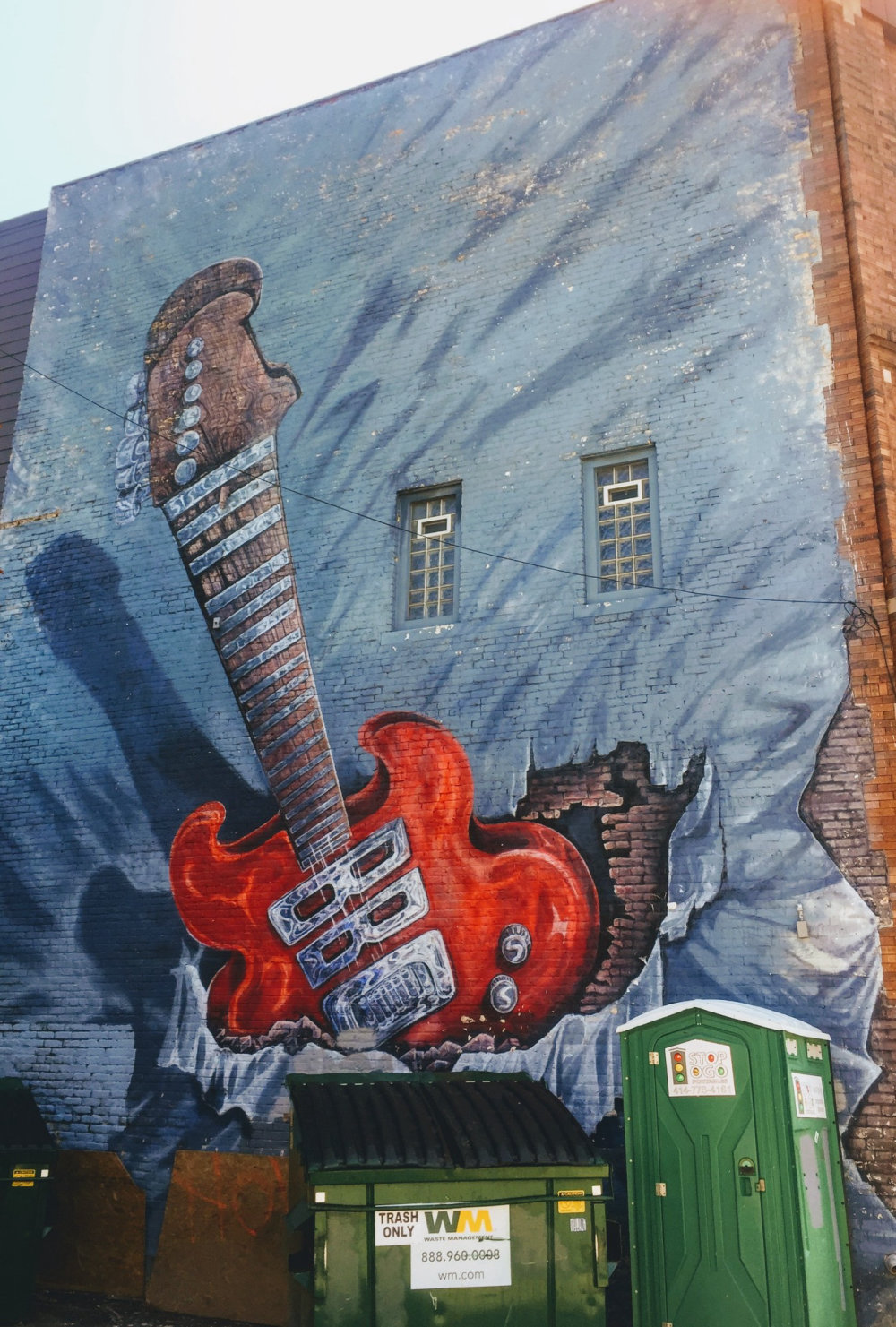 mural in Milwaukee by artist unknown. Tagged: music