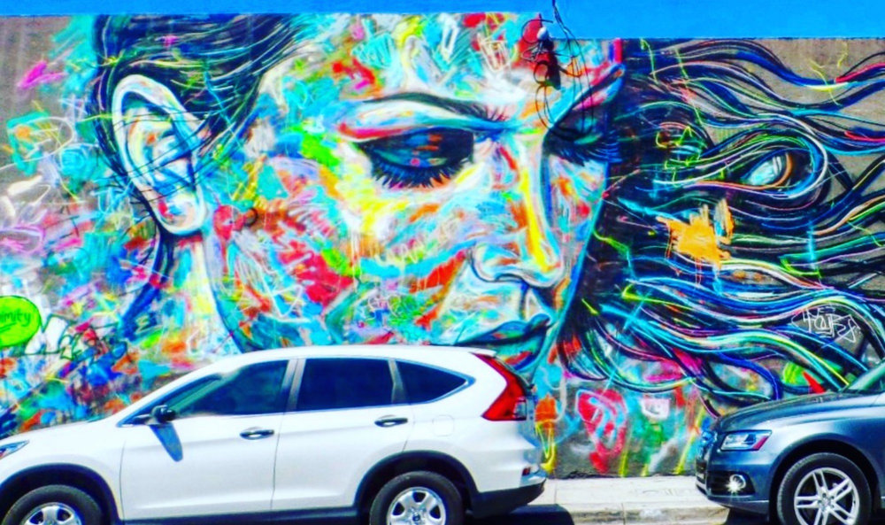 mural in Miami by artist David Walker.