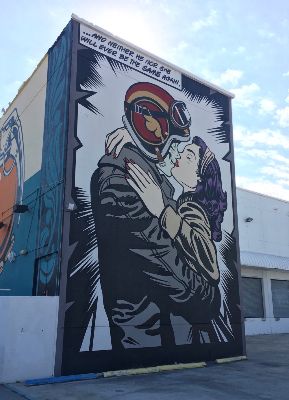mural in Miami by artist DFace.
