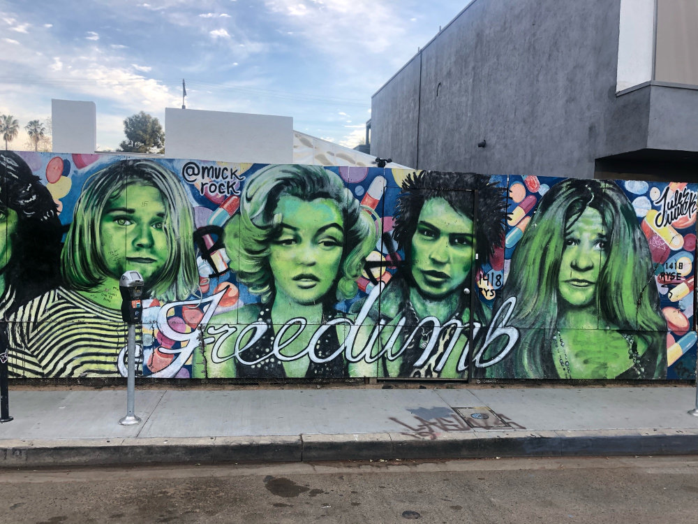 mural in Los Angeles by artist Jules Muck. Tagged: Kurt Cobain