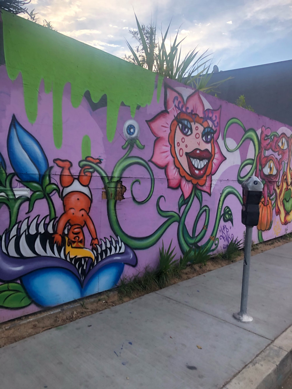 mural in Los Angeles by artist Lady Pink.