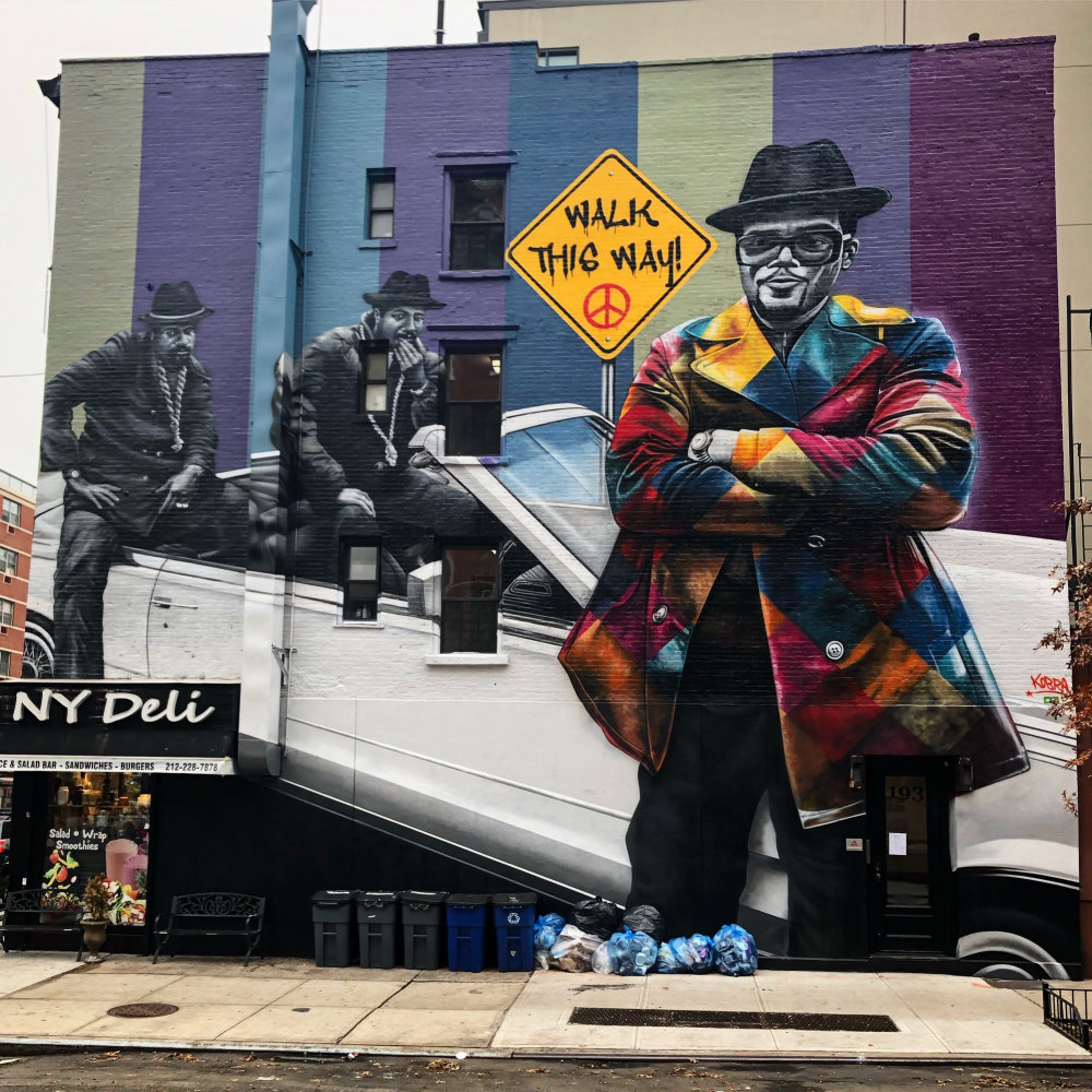 mural in New York by artist Eduardo Kobra. Tagged: music