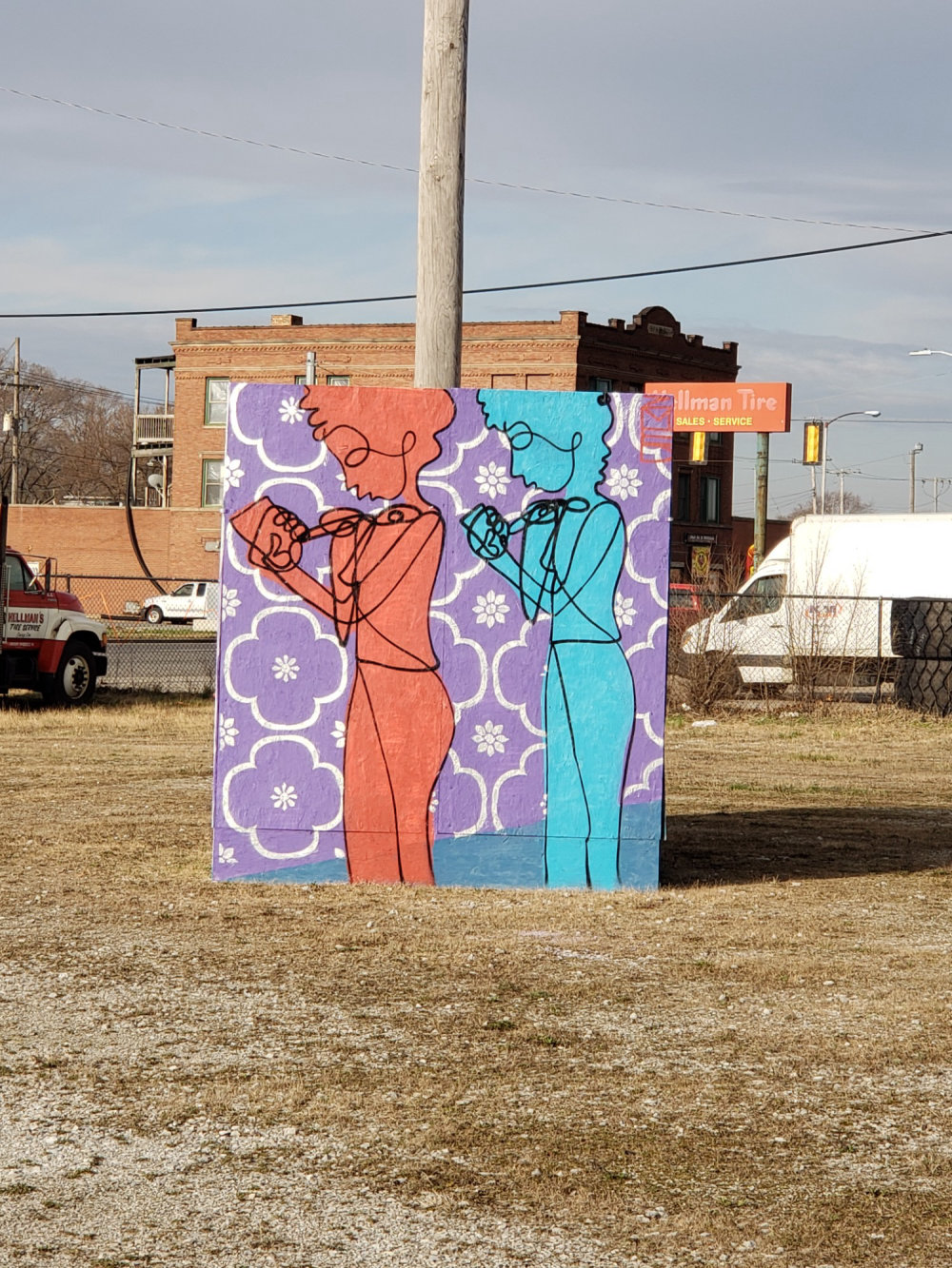 mural in Gary by artist unknown.