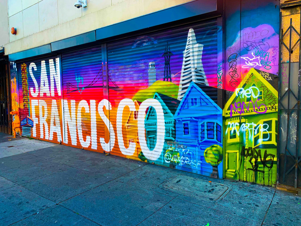 mural in San Francisco by artist Camer1.