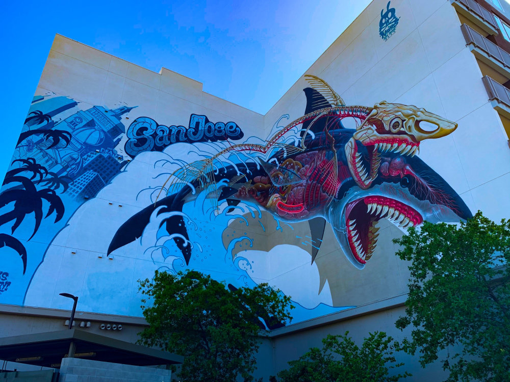 mural in San Jose by artist Nychos.