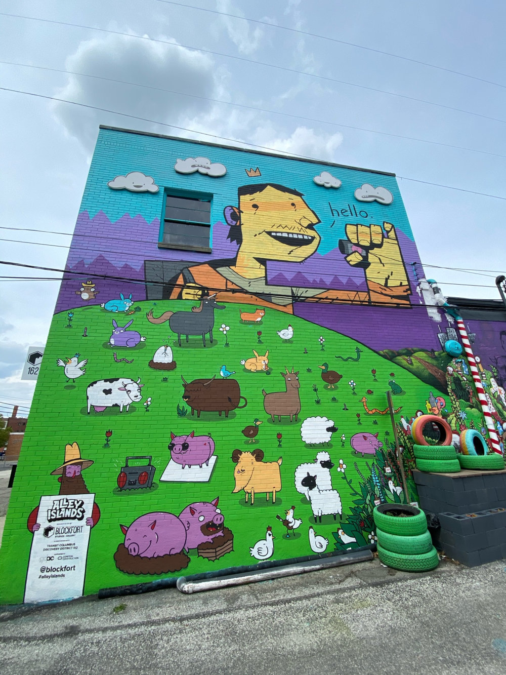 mural in Columbus by artist Thom Glick.