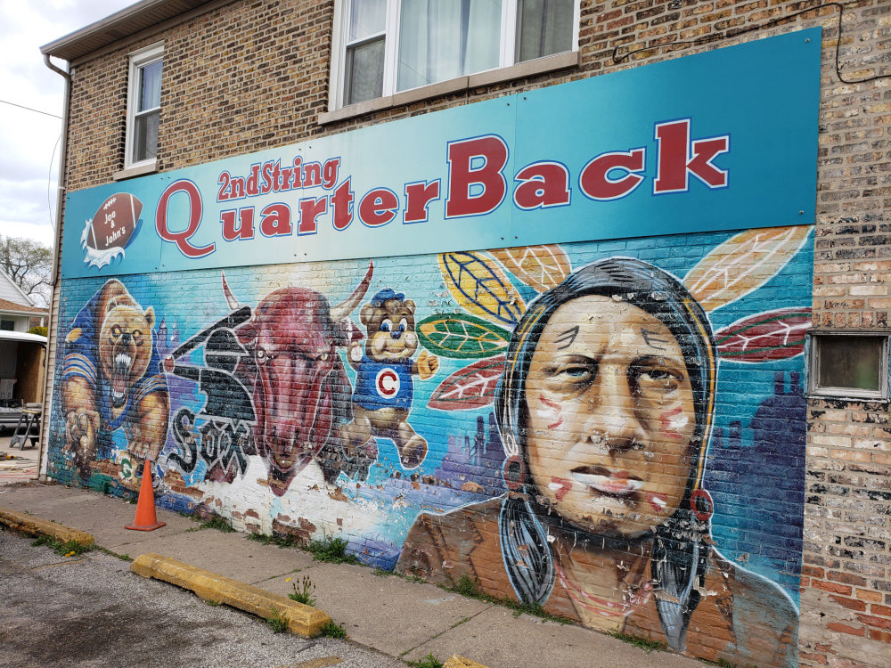 mural in East Chicago by artist unknown.