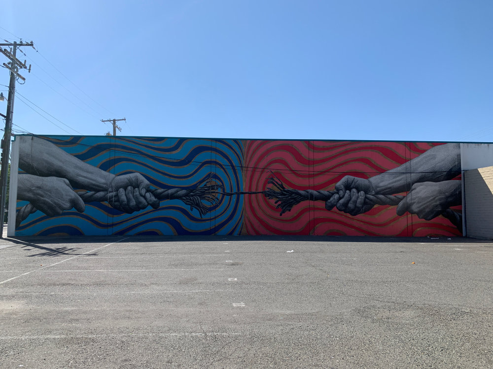 mural in Sacramento by artist Bryan Valenzuela.