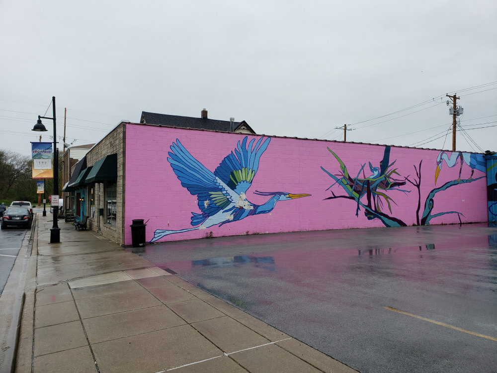 mural in Gary by artist unknown.