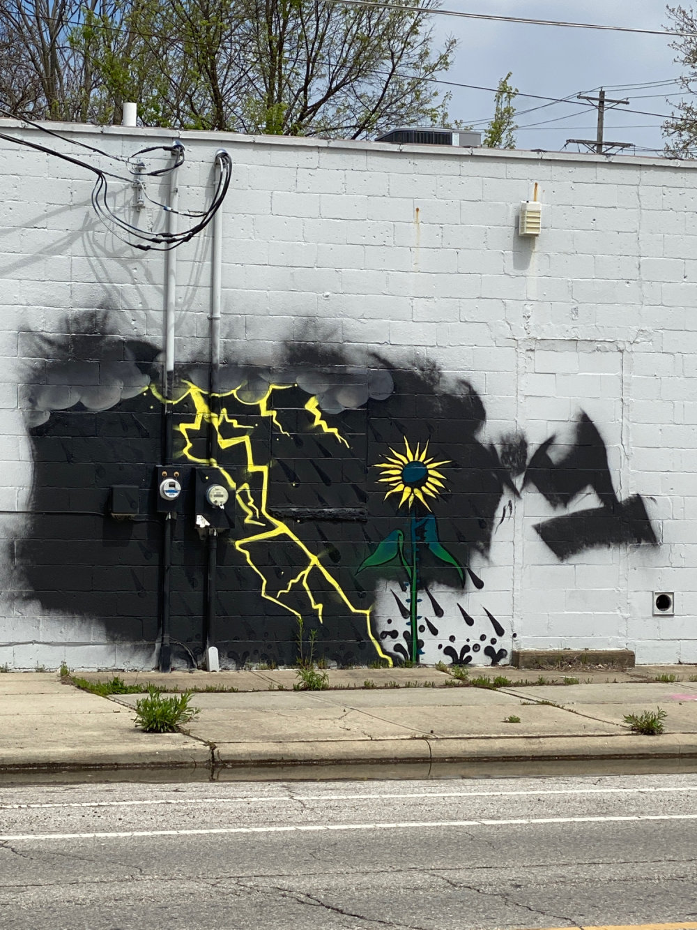 mural in Columbus by artist unknown.