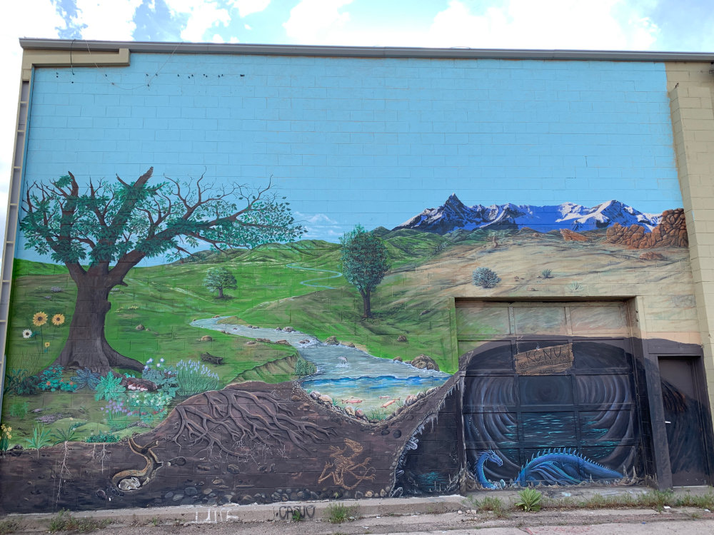 mural in Denver by artist unknown.