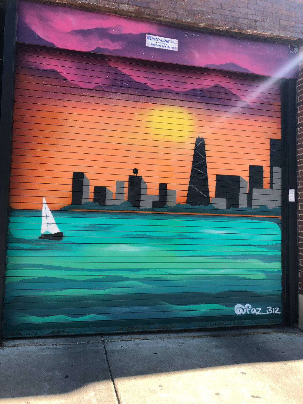 mural in Chicago by artist Christian Paz.