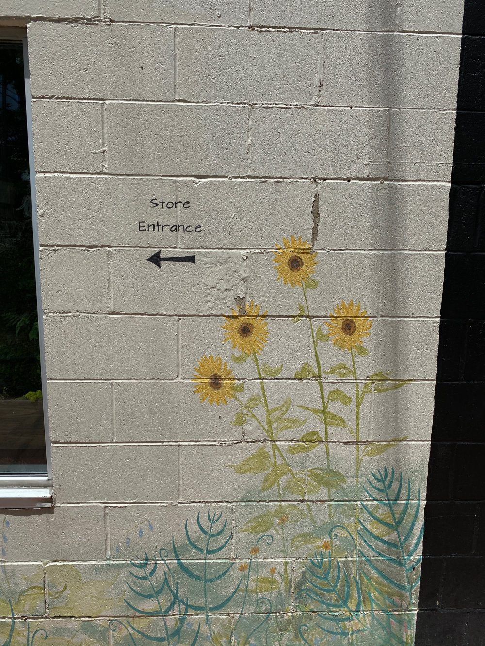 mural in Yellow Springs by artist unknown.
