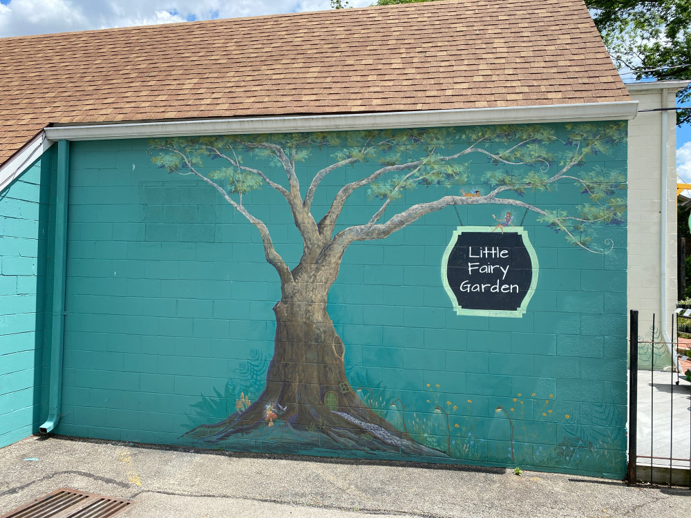 mural in Yellow Springs by artist Tia Acheson.