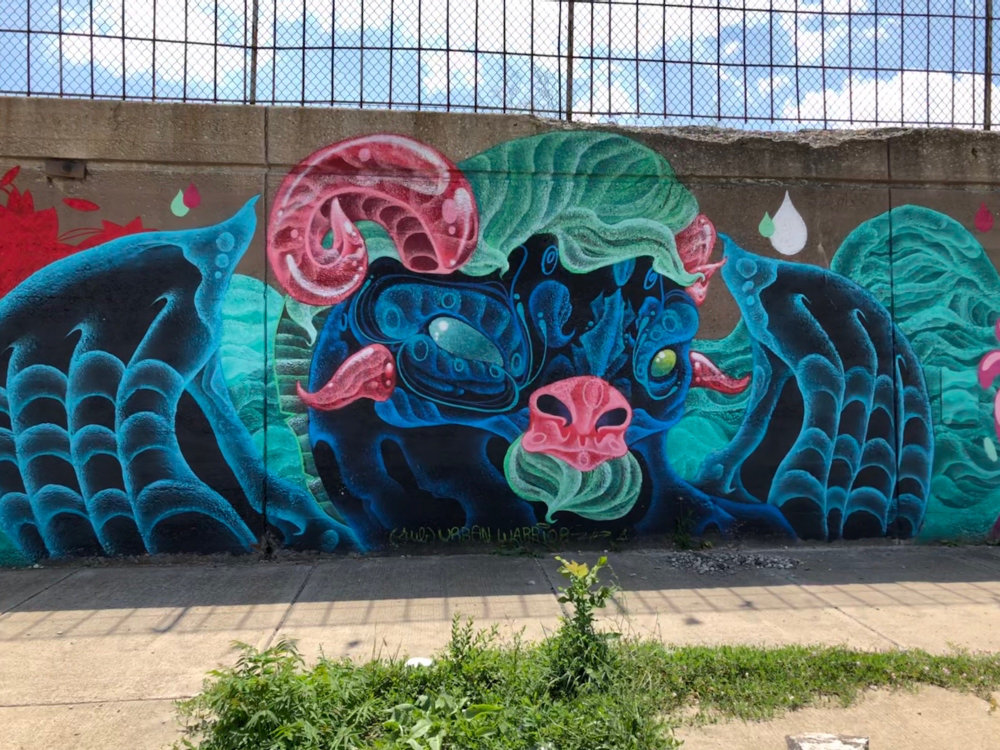 mural in Chicago by artist Suburban Warrior.