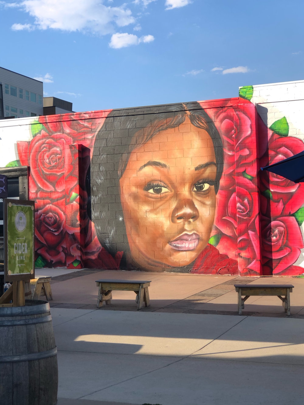 mural in Denver by artist Detour. Tagged: Breonna Taylor