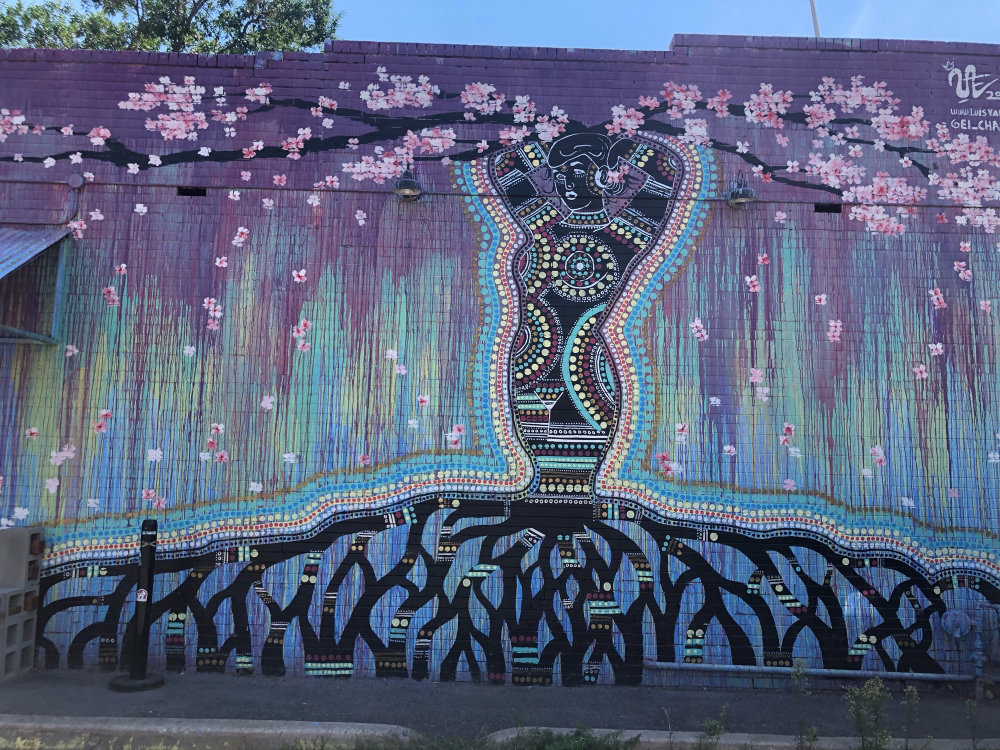 mural in Denver by artist Luis Valle.