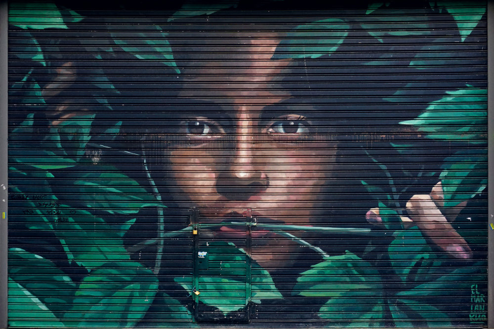 mural in Palermo by artist unknown.