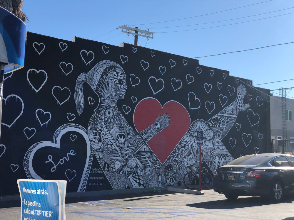 mural in Los Angeles by artist Gino Burman-Loffredo.