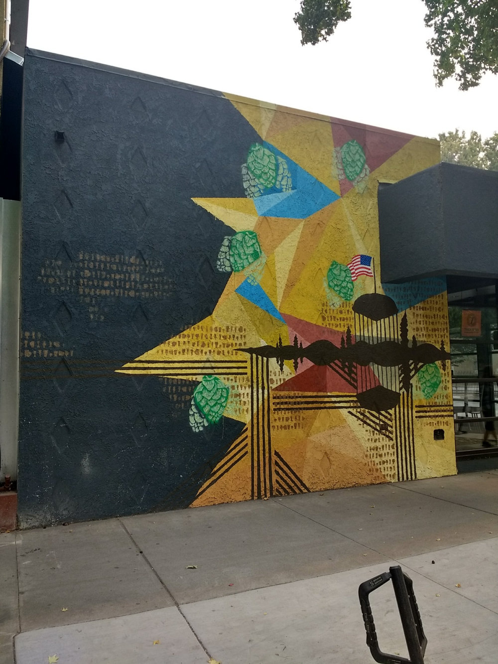 mural in Sacramento by artist unknown.