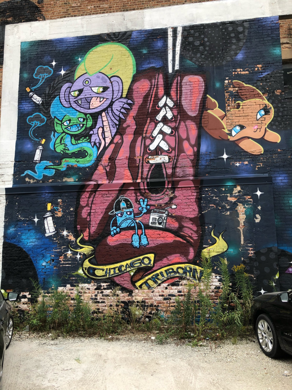 mural in Chicago by artist unknown.