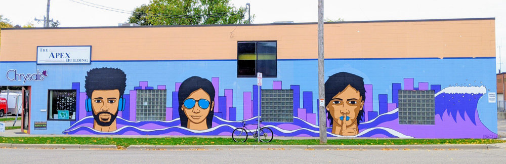 mural in Madison by artist unknown.