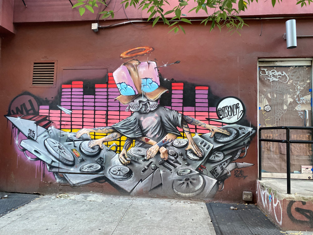 mural in New York by artist Zeso.